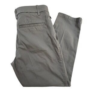 Birddogs Performance Trousers Mens 34X27 Gray Straight Leg Stretch Chino Pants